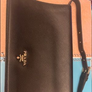 Prada Saffiano Lux Ponchette Leather Mini Bag